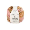 Katia Symmetric Socks & More - Paradise 40 - Kauwgom roze-Camel-Groen