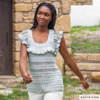 KATIA DAMESTOP MET FRANJES SEACELL COTTON