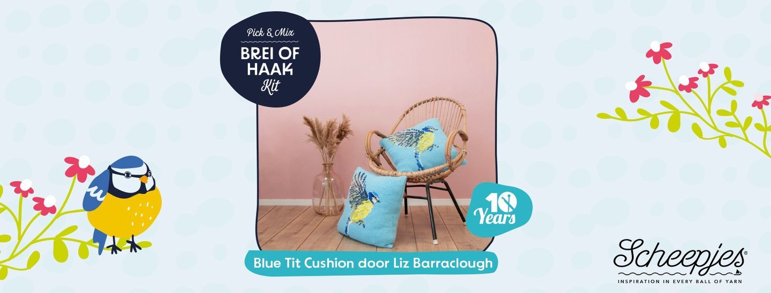 Blue Tit Cushions-