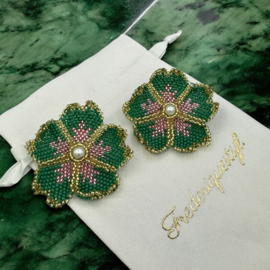 Green flowers couture