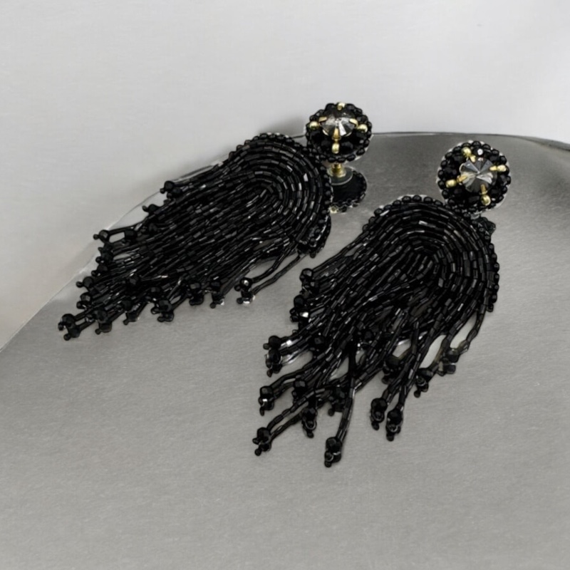 Black tassels