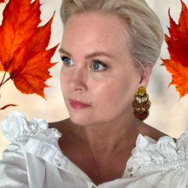 Fall leaves couture