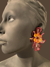Organza look flowers