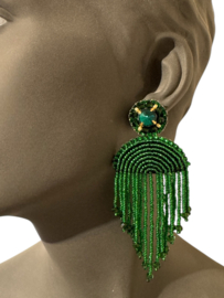 Tassels emerald green