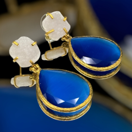 Druzy en blauwe cateye