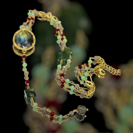 Gemstone ketting