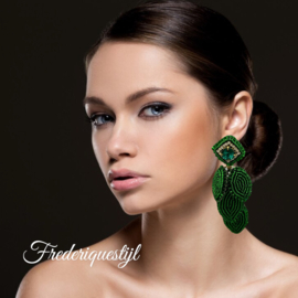 Green leaves couture