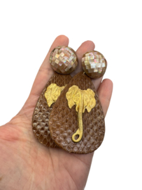 Statement oorbellen multi