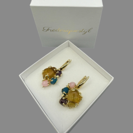 Gemstones oorbellen