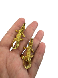 Crocodile earrings