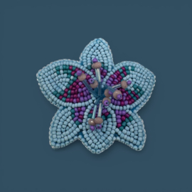 Broche handmade flower