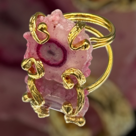 Ring natural solar kwarts