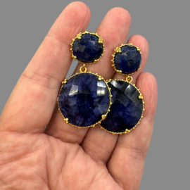 Saffier korund en lapis