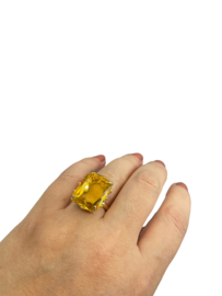 Ring kristal small