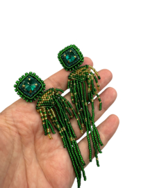 Tassels green golden