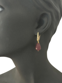 Bruine jade drops