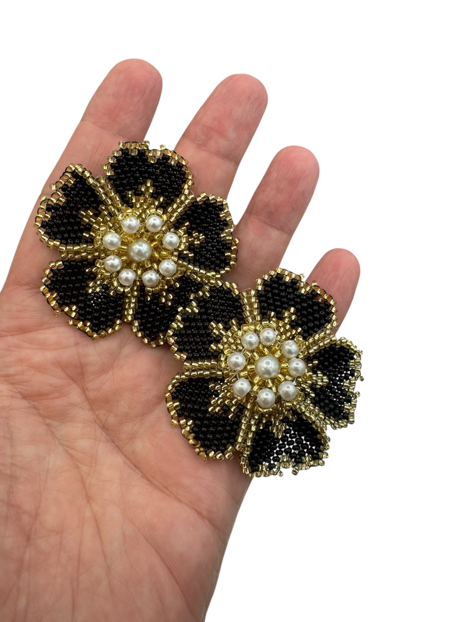 Flowers and pearls