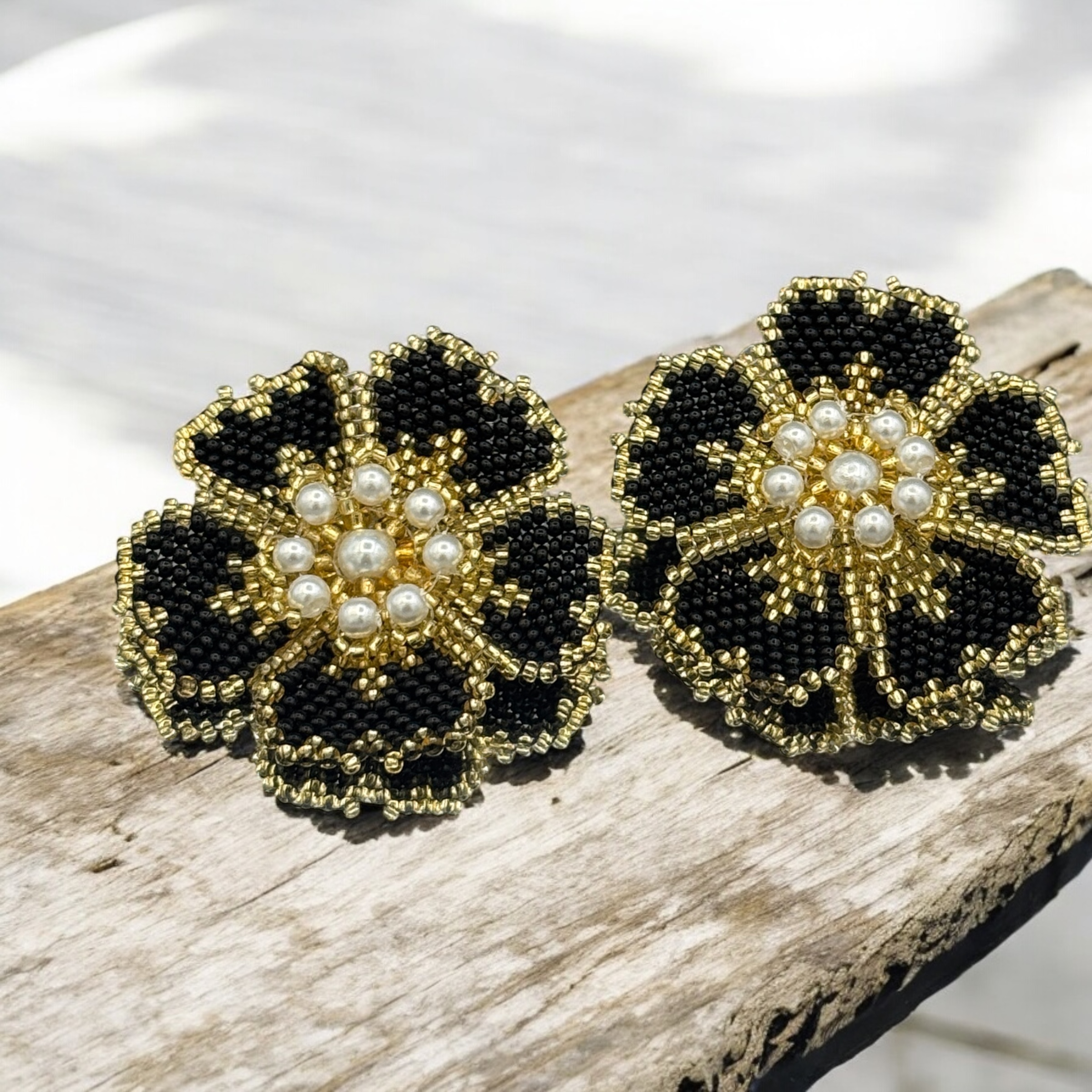 Flowers and pearls