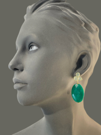 Cateye en groene jade