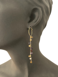 Gemstone briolettes vermeil