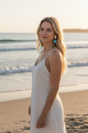 Mismatched one of a kind oorbellen