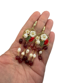 Boho earrings summerflowers