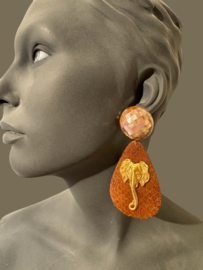 Statement oorbellen multi