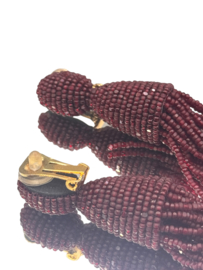 Couture burgundy clips
