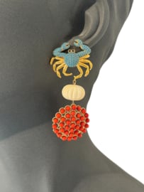 Summer statement oorbellen