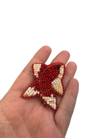 Broche handmade vis