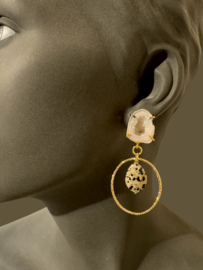 Geodes met druzy en kiwistone