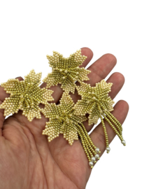 Two flowers pearly golden