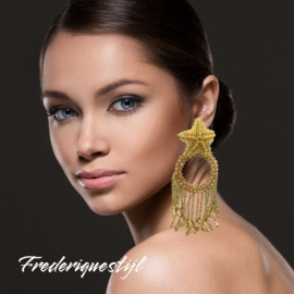 Couture oorbellen seaside shore