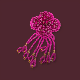 Handmade broche flower