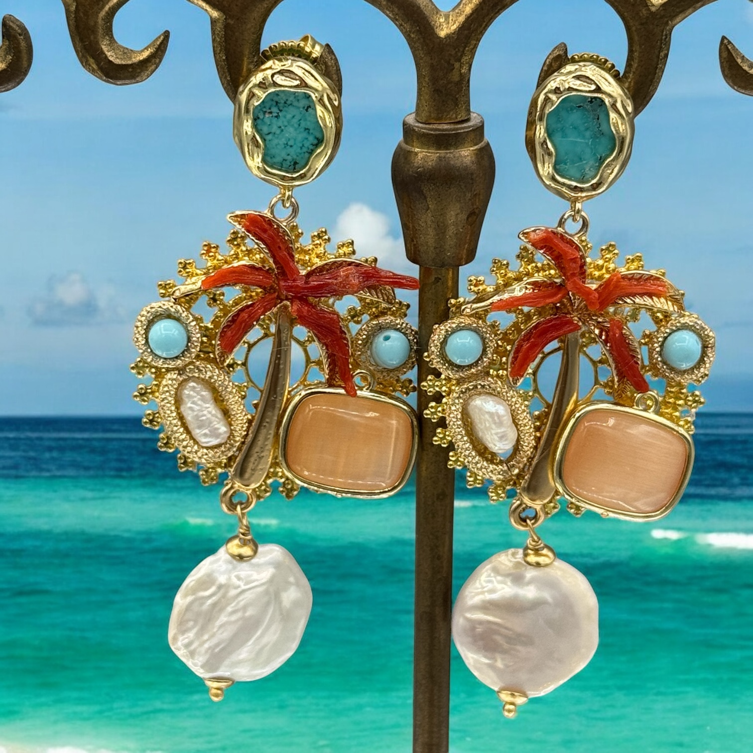 Summer statement earrings