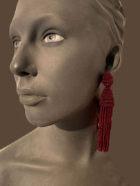 Couture burgundy clips