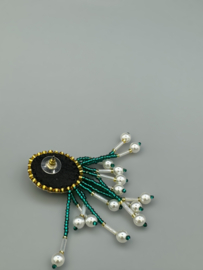 Couture oorbellen tassels and pearls
