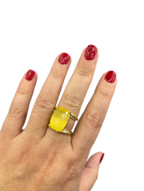 Ring cateye geel