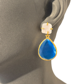 Druzy en blauwe cateye