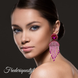 Couture tassels pink