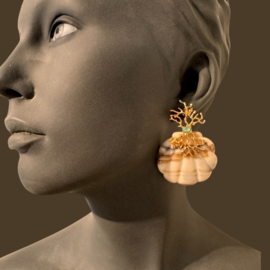 Resin oorbellen summer