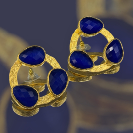 Royal blue cateye