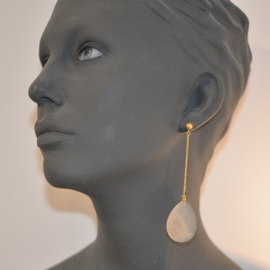 Grijze chalcedoon vermeil