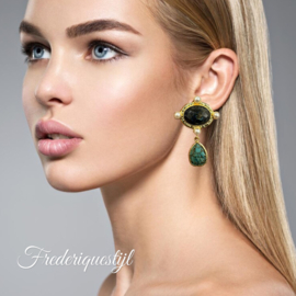 Labradoriet en turquoise jasper