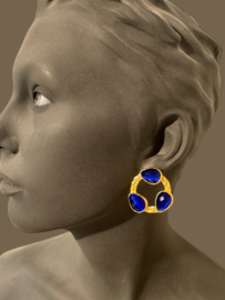 Royal blue cateye