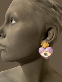Artisan oorbellen emaille