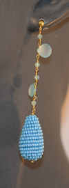 Chalcedoon en turquoise drops