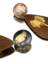 Statement oorbellen multi