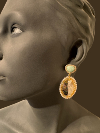 Amazoniet en shell hangers