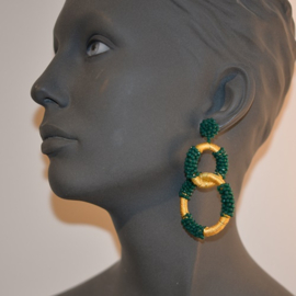 Couture golden green